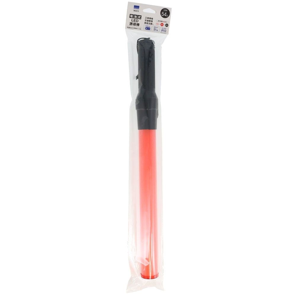 ウィザ WIZ'A 電池式ＬＥＤ誘導棒　５４ｃｍ　赤色, 赤, 54cm