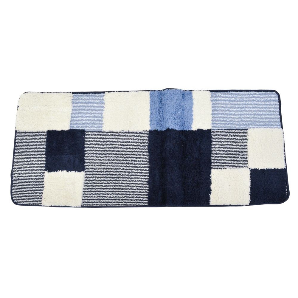 キッチンマット　リトム　５０Ｘ１２０ＣＭ　ネイビー, ネイビー, 50×120cm