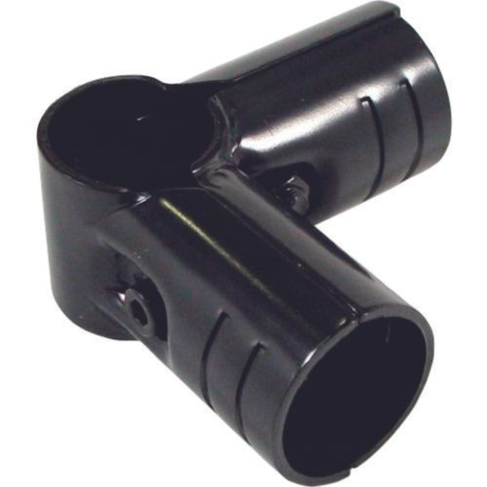 YAZAKI 矢崎化工 Φ42用 イレクターメタルジョイントLJ-2A, ブラック, LJ-2A