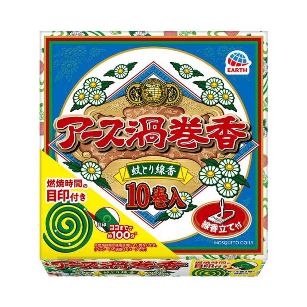 アース　渦巻香　蚊取線香　１０巻, 函入, 10巻