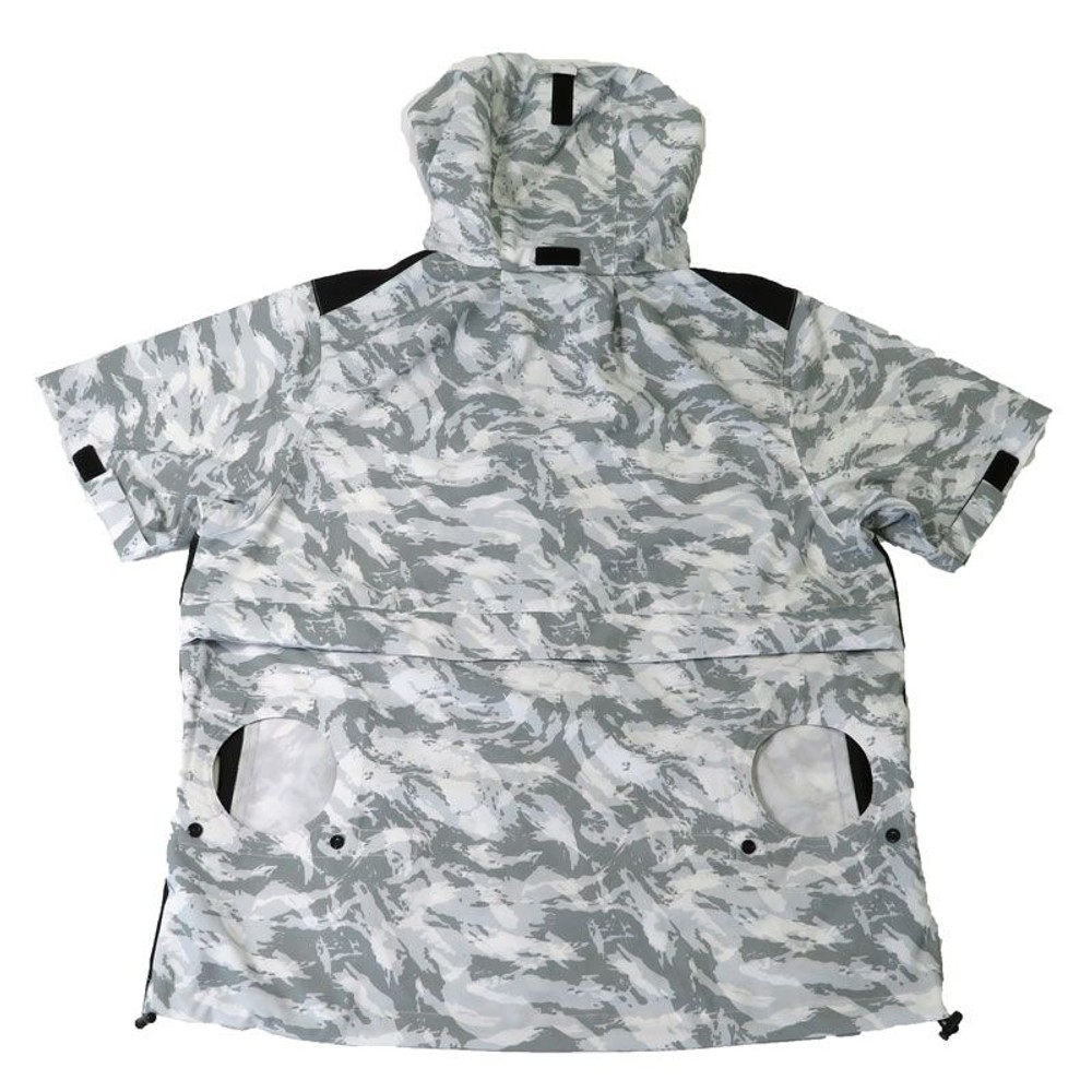 【数量限定】【値下げ】破れにくい生地を使った空調ウェア　半袖　カモ, カモ（S), Sサイズ