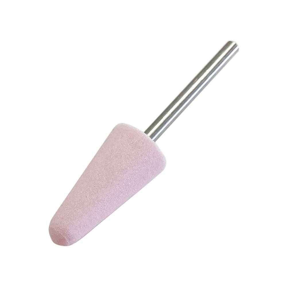 サンフレックス 軸付砥石 金属用 PA材 3&phi;軸 #120 3412PX, ピンク, #120