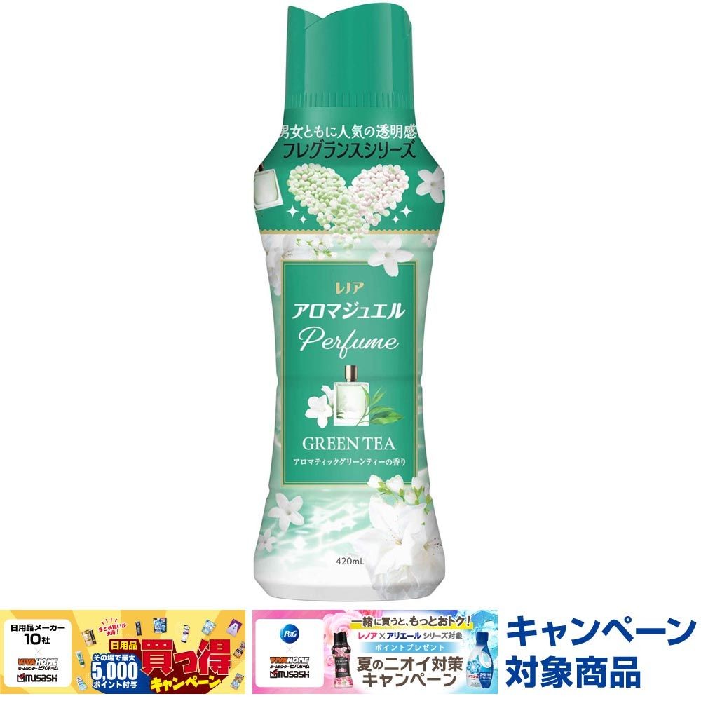レノア アロマジュエル　グリーンティー　本体　420ml, グリーンティー, 420ml