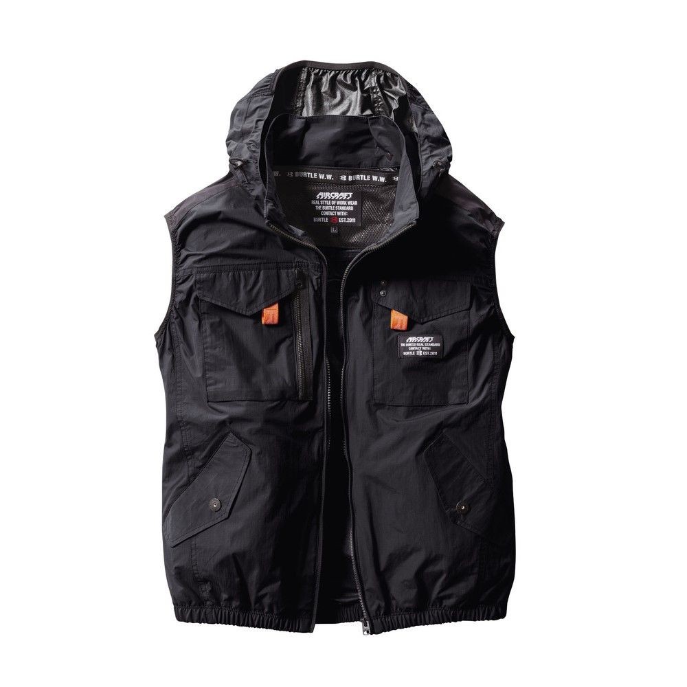 BURTLE AIRCRAFT バートル エアークラフト 【2024年モデル】 AC1154 ブラック, ブラック, Mサイズ