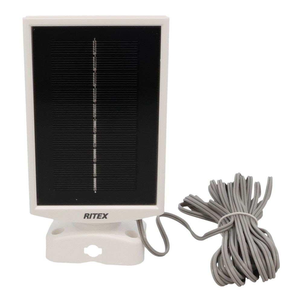 ５Ｗ×１灯　フリーアーム式LEDソーラーセンサーライト　ＬＳー１１０, 白, LS-110