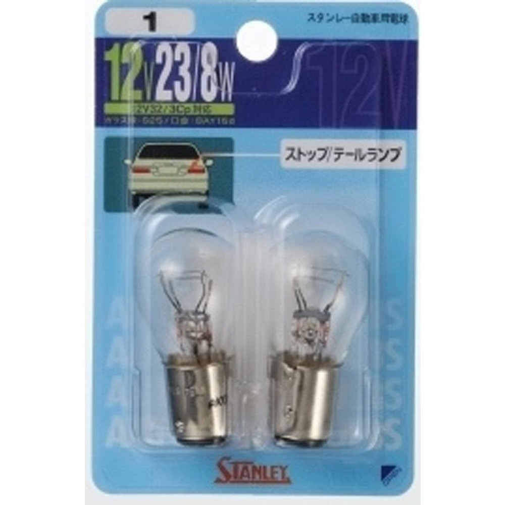 スタンレー　バルブ　ＮＯ1　　12Ｖ　23／8Ｗ, クリア,  12V 23／8W