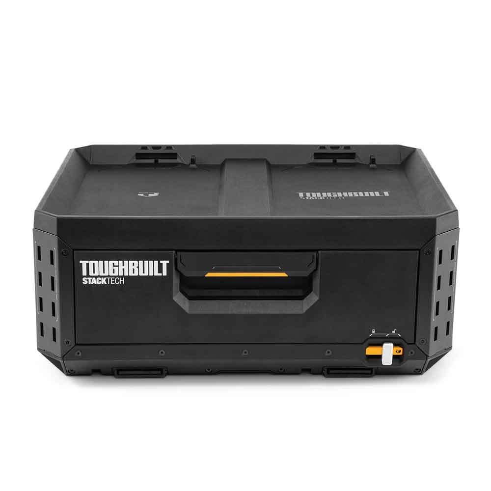TOUGHBUILT（タフビルト）STACK TECH(スタックテック) 　1段引き出しツールボックス, ブラック, TB-B1-D-30-1