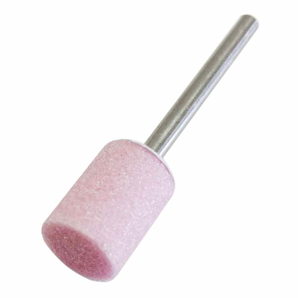 サンフレックス 軸付砥石 金属用 PA材 3&phi;軸 #80 3415PX, ピンク, #80