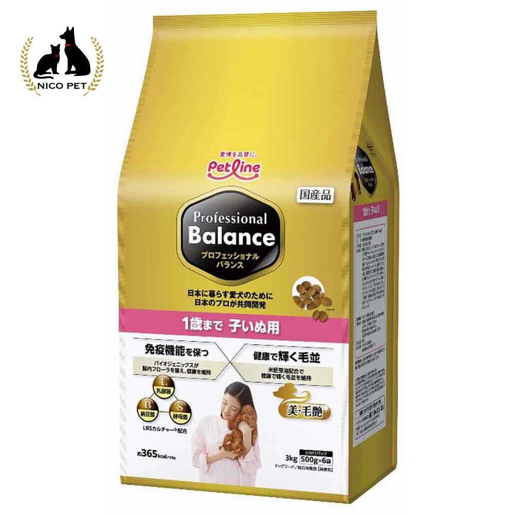 プロフェッショナルバランス 1歳まで 子いぬ用 3kg, 1歳まで　子犬用, 3.0kg