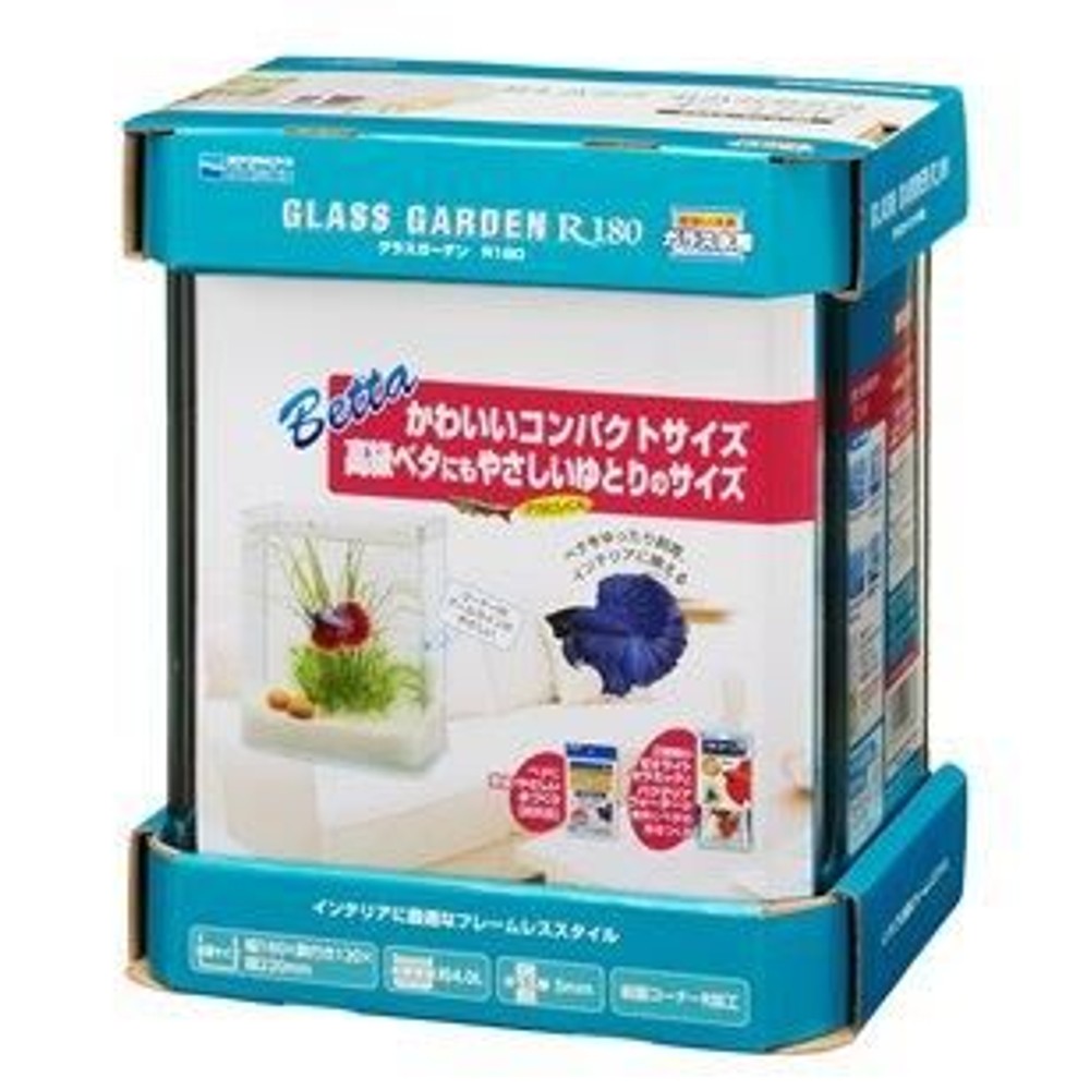グラスガーデンＲ180　ベタ飼育6点セット, クリア, 幅180×奥行120×高さ220mm