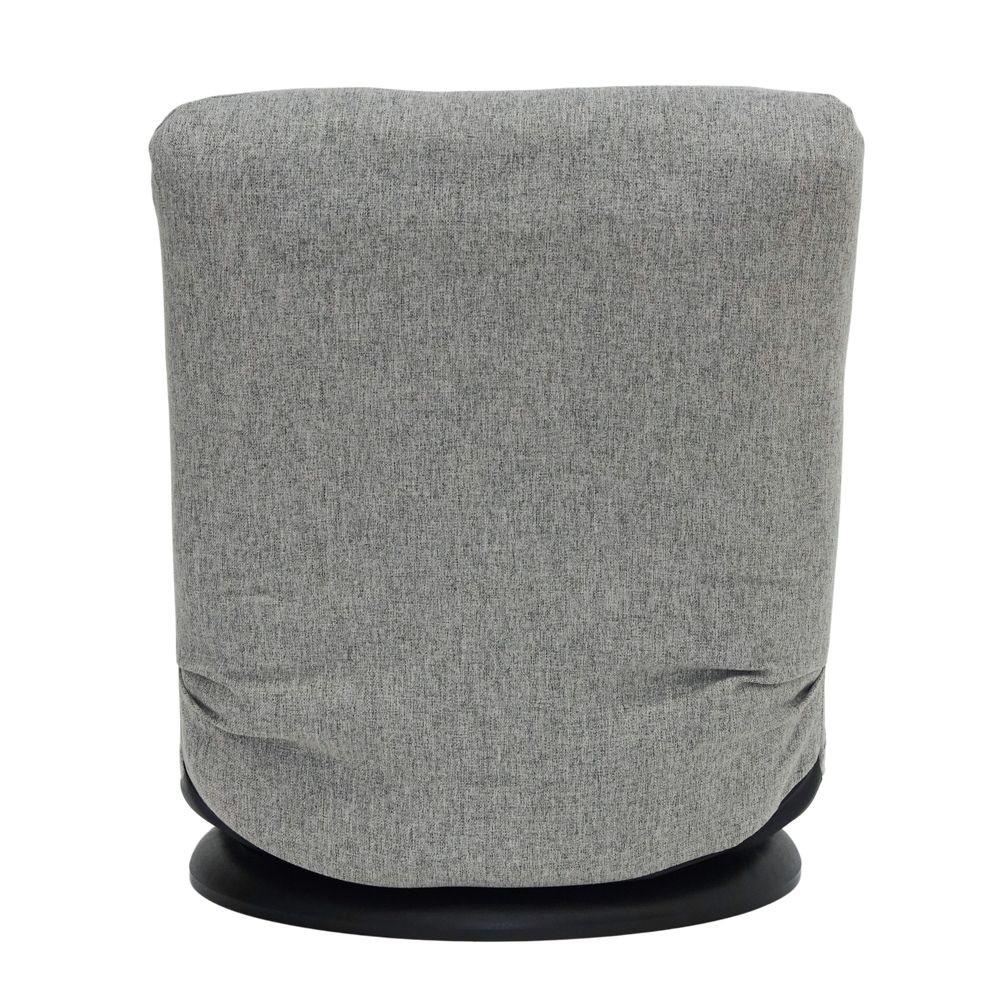 背もたれフィットコンパクト回転座椅子, ライトグレー, 幅395mm&times;奥行540mm&times;高さ495mm