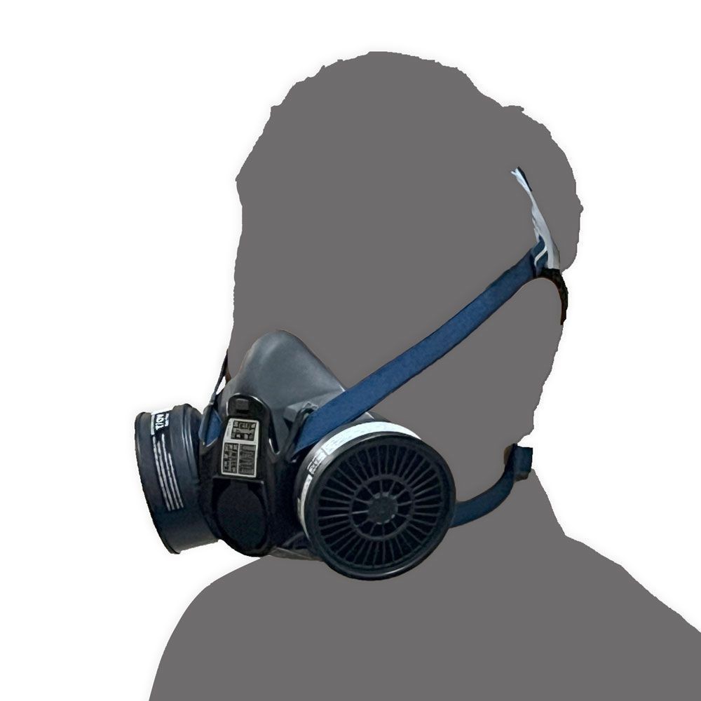 重松製作所（SHIGEMATSU WORKS） 有機ガス用　吸収缶　Ｔ／ＯＶ 01131, 黒, 01131