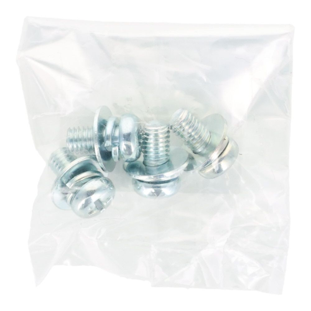 座金組込ねじ　Ｐー３　ユニクロ　Ｍ５&times;１０　４本入, ねじ, M5&times;10