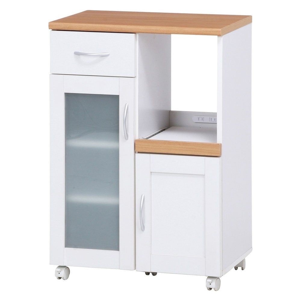 キッチンカウンター サージュ WH&times;NA 60幅 96818【メーカー直送・代引不可】, その他カラー１, その他サイズ１