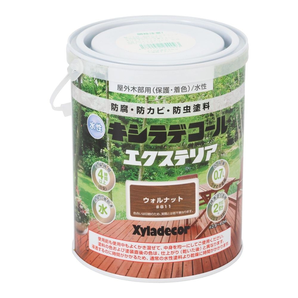 水性XDエクステリアS　ウォルナット　0.7L, ウォルナット, 0.7L