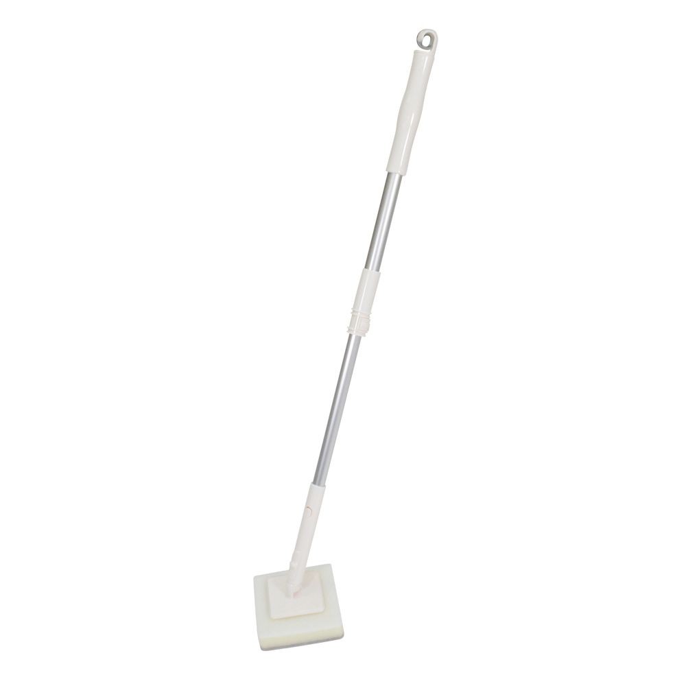 アルミ伸縮バスクリーナー, ホワイト, 伸縮タイプ