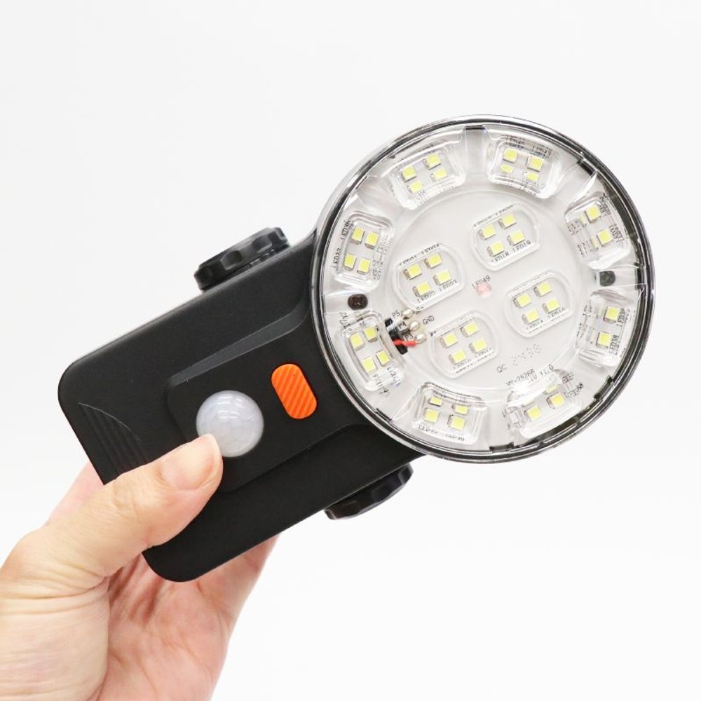  クリップ式ソーラーセンサーライト HDL-6410, ブラック, クリップ式