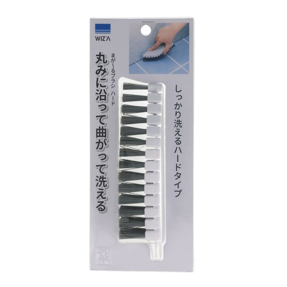 ウィザ WIZ'A まが〜るブラシ　ハード, ホワイト, ハード