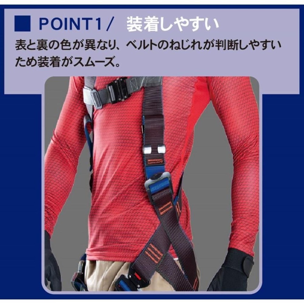 WIZ'A ウィザ ツヨロン レヴォ ハーネス ブルー Mサイズ TH-508-OT-BKBL-M-AKS型-JAN-BX , ブルー, Mサイズ