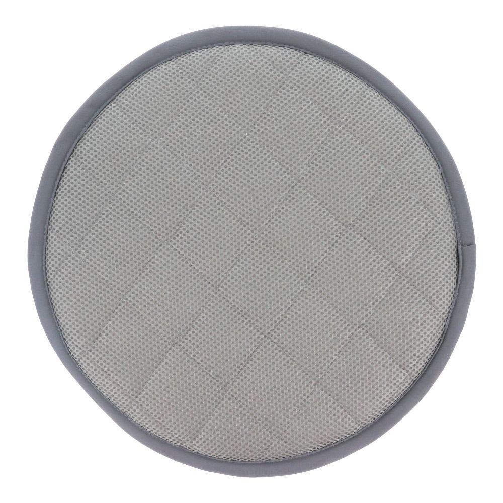 ウイザ WIZ'A メッシュ円形クッション, アイボリー, 約35×35×3cm