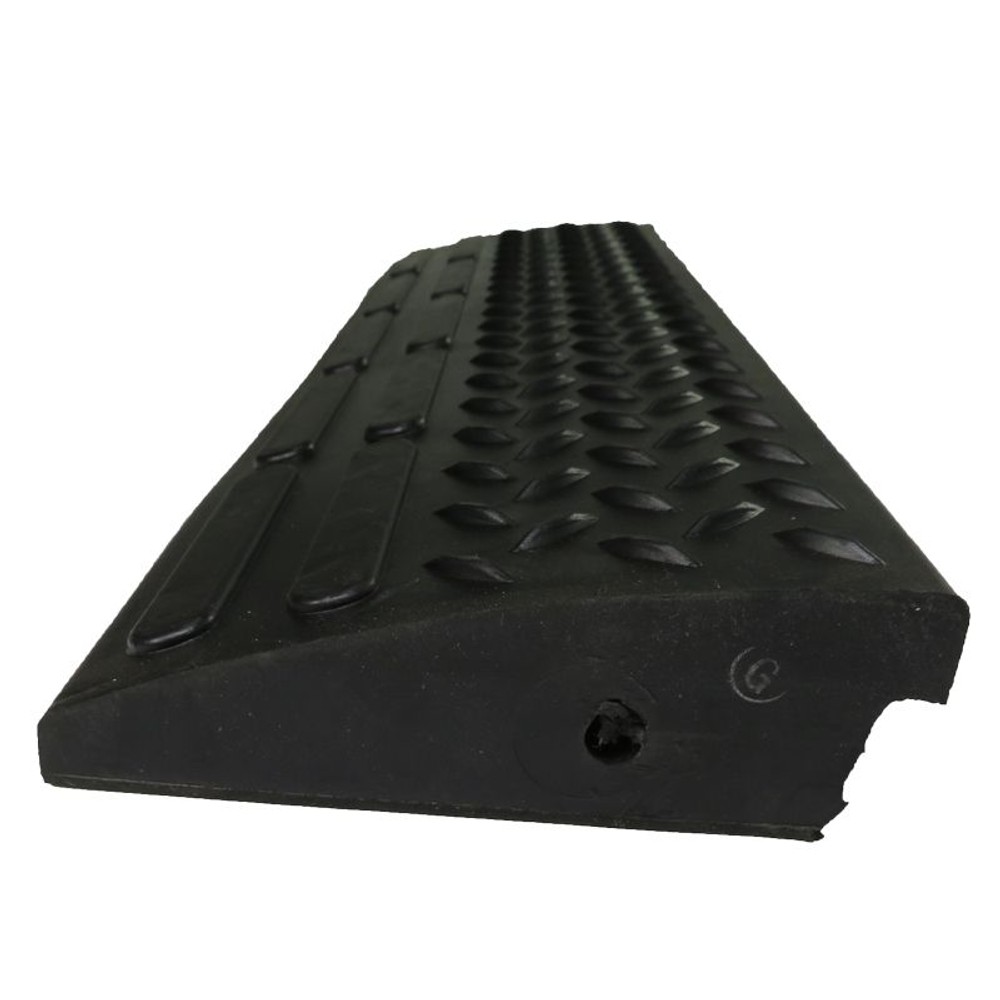 ゴム段差プレート, ブラック, 600×45mm