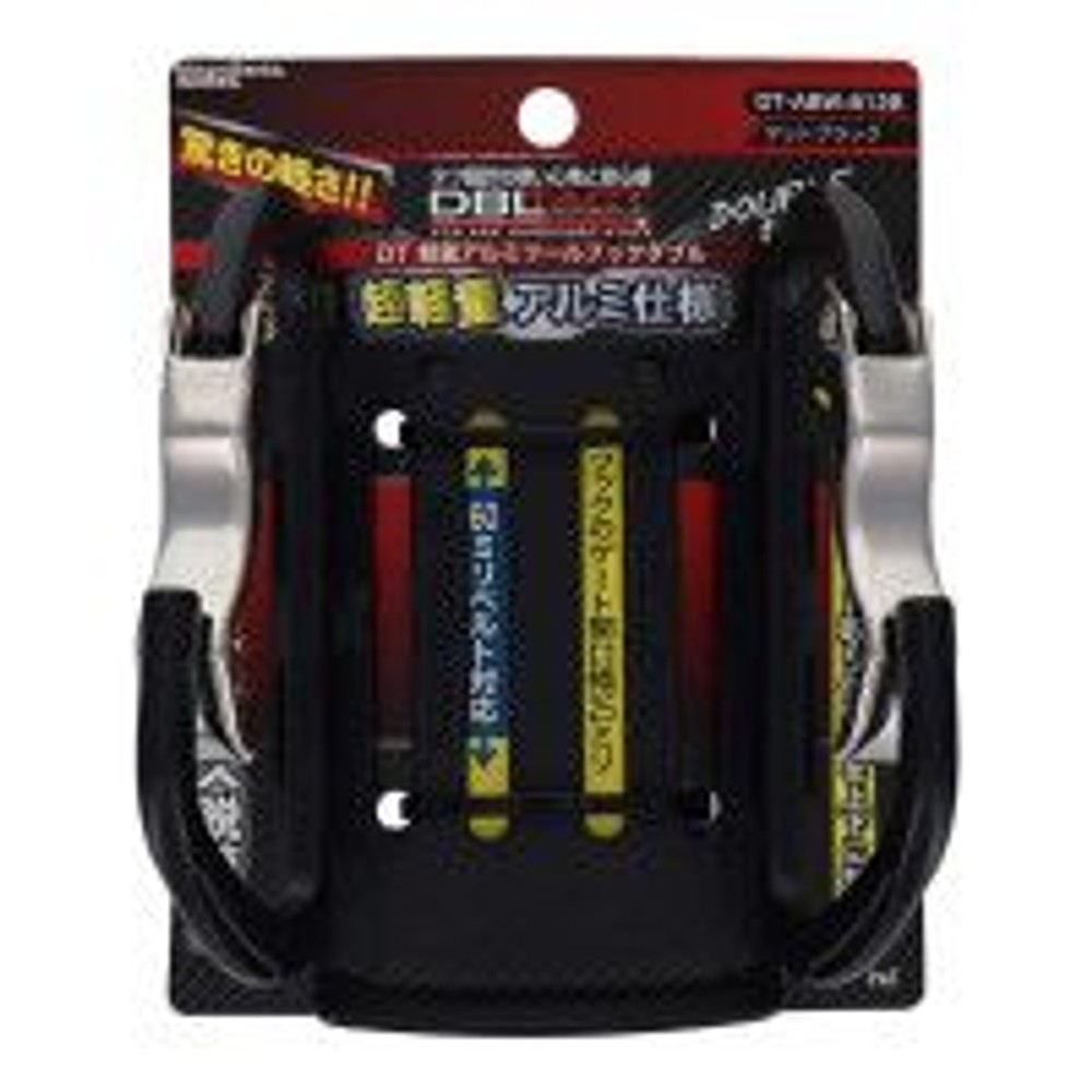 DBLTACT 軽量アルミツールフックダブル＜湾曲ゲート×爪付き＞　マットブラックDT-ABW-812B, ブラック, DT-ABW-812B