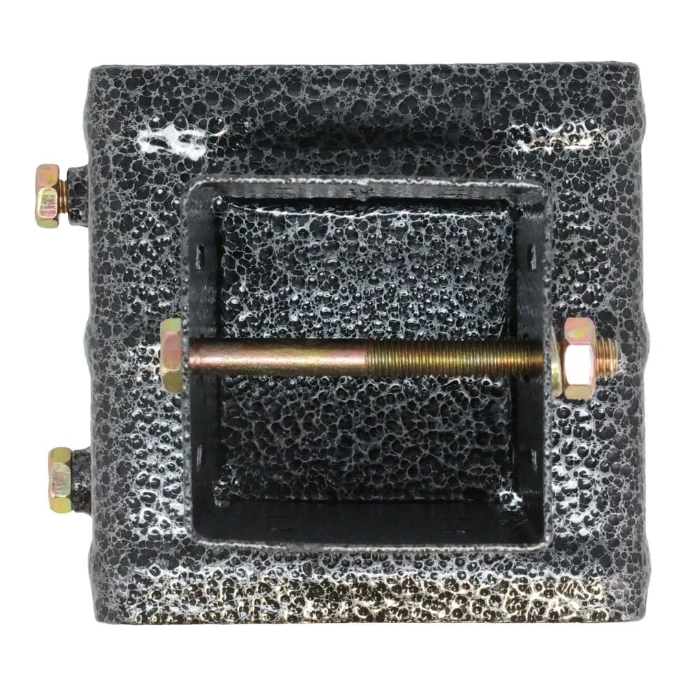 ラティス用柱固定金具　１０ｃｍブロック用, ブラック, 10cmブロック用