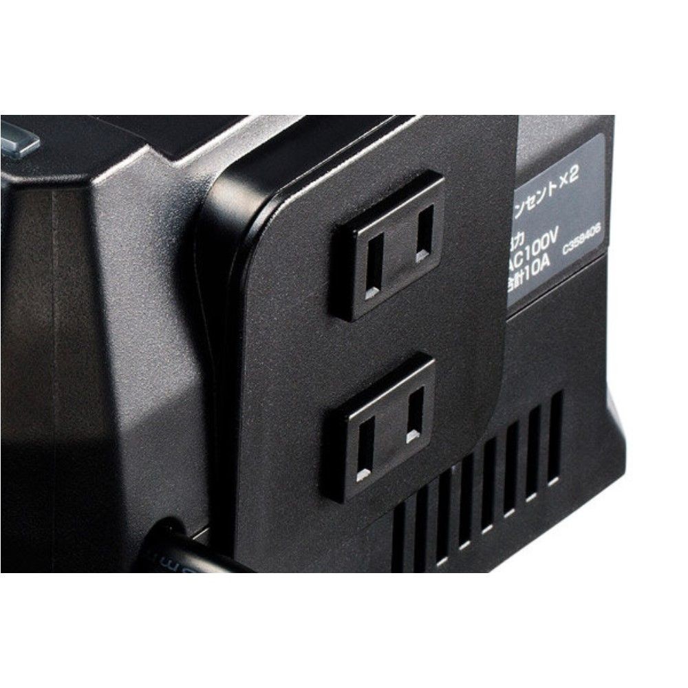 HiKOKI ハイコーキ マルチポート充電器 UC18YTSL (S) ※スライド式10.8V・14.4V・18V・マルチボルト対応, ブラック, 充電器