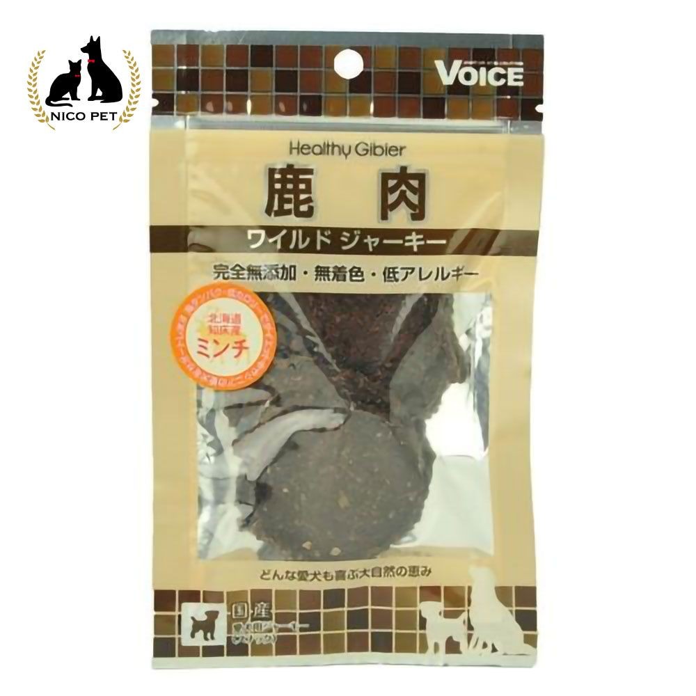 ヴォイス ヘルシージビエ 鹿肉ワイルドジャーキー ミンチ 15g, ミンチ, 15g