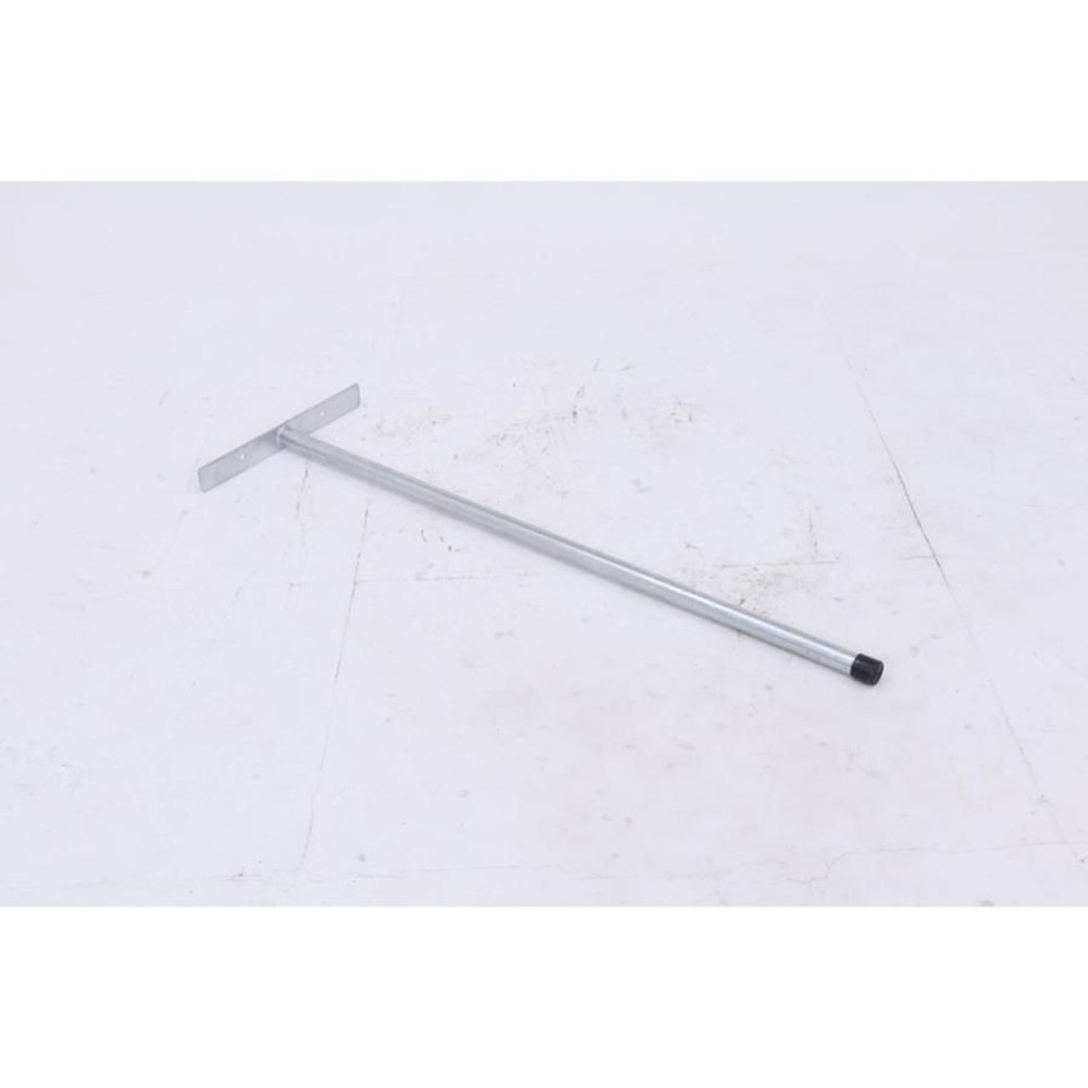 フェンス用支柱　プレート型120【メーカー直送・代引不可】, スチール, 高さ1200mm