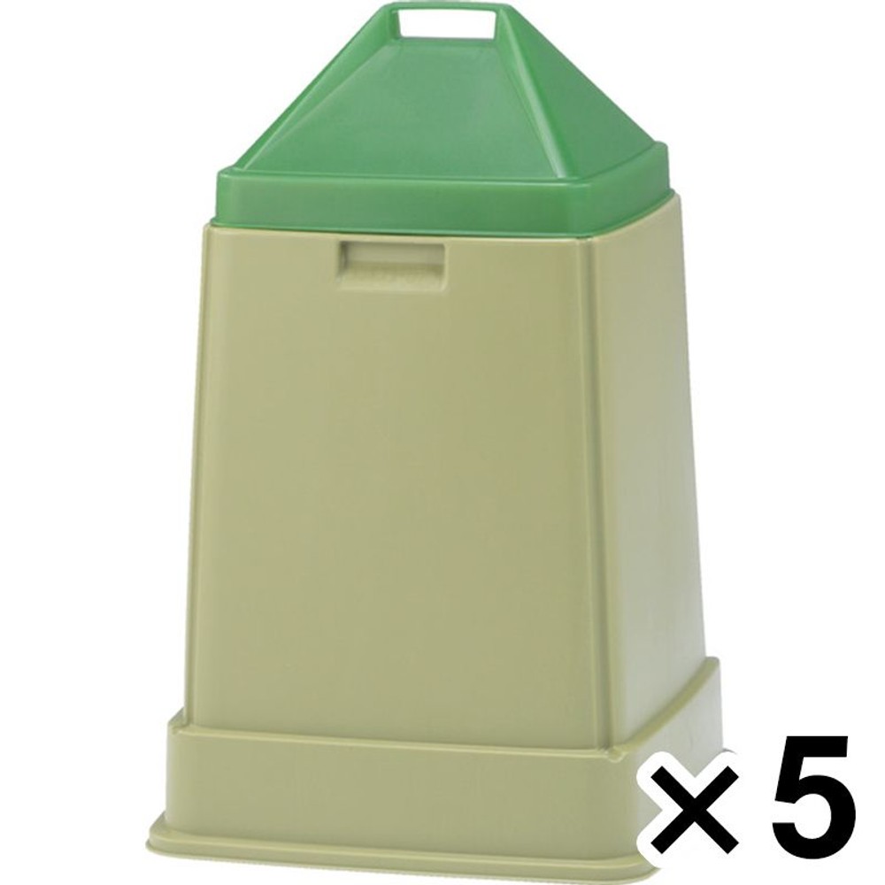 サンコー コンポスター　Ｄー70　グリーン &times;5個セット【メーカー直送・代引不可】【法人限定】, グリーン, 5P