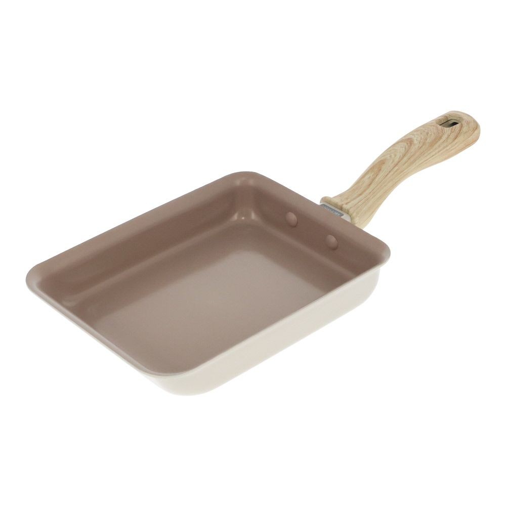 ウィザ WIZ'A　めちゃ滑！スピンコートＩＨ玉子焼　１３&times;１８ｃｍ, ベージュ, 13&times;18cm