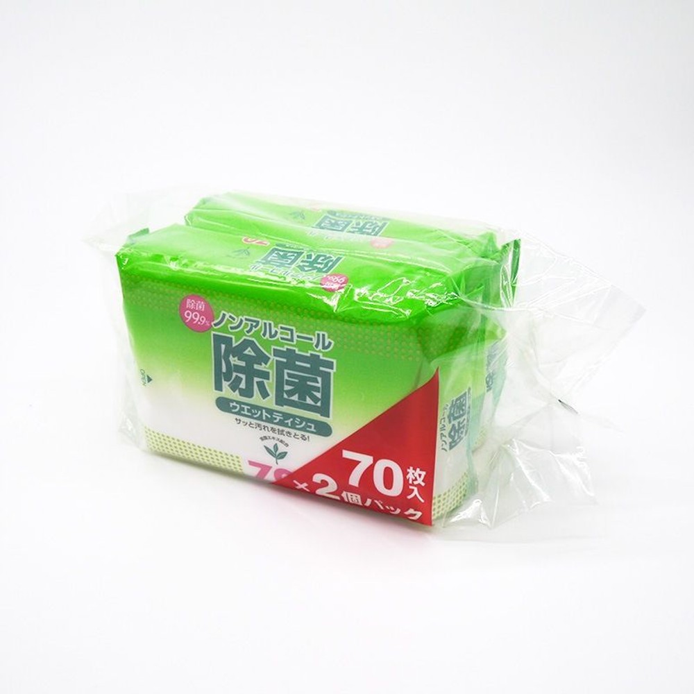 ノンアルコール除菌ウェット70枚×2個, その他カラー１, その他サイズ１