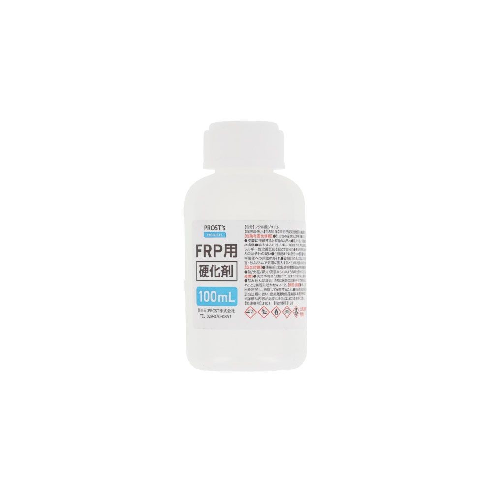 FRP用硬化剤　100ml, 透明, 100ml