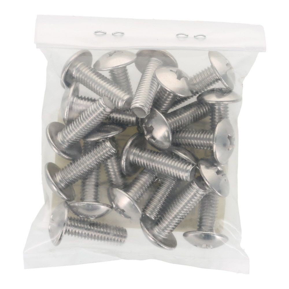 ステンレス　小ねじ　トラス　Ｍ６&times;２０　２０入, ステンレス, 20個入り