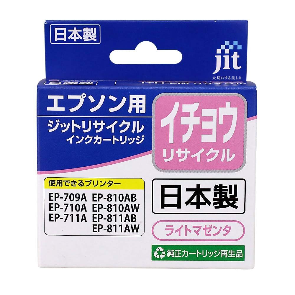JIT　リサイクルインクエコ　イチョウITH-LM互換, ライトマゼンタ, JIT-AEITHLM