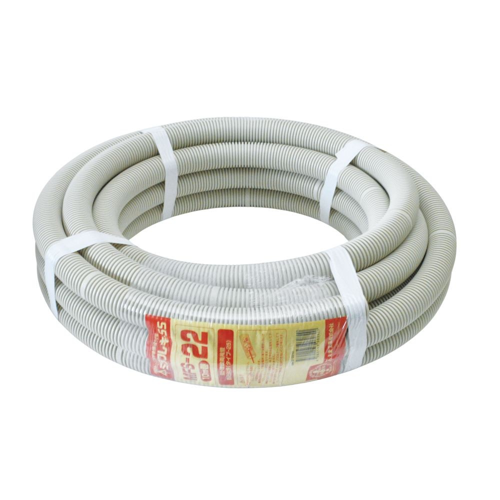 未来 PF管 グレー 10m MFS-2210, グレー, 10m巻