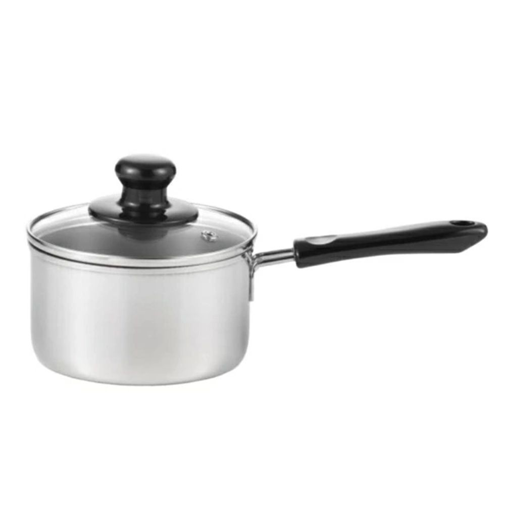 ヨシカワ クックルックネオ片手鍋 14cm, シルバー, 幅295mm&times;奥行146mm&times;高さ131mm