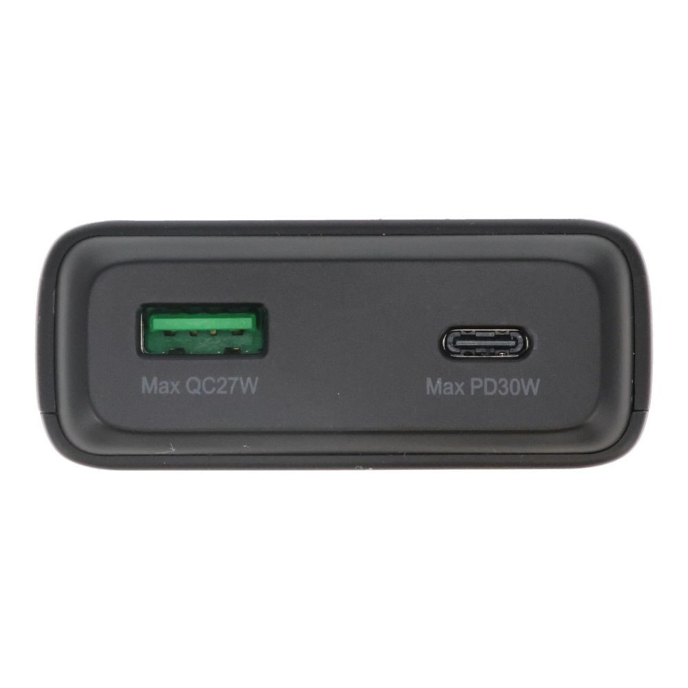 ウィザ WIZ&rsquo;A　PD30W　準固体モバイルバッテリー　10000mAh, ブラック, 10000mAh