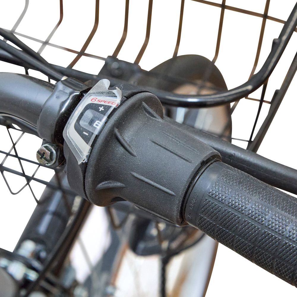 ２７インチ シティ車 外装6段変速　ナス, マットオリーブ, 27インチ 外装6段