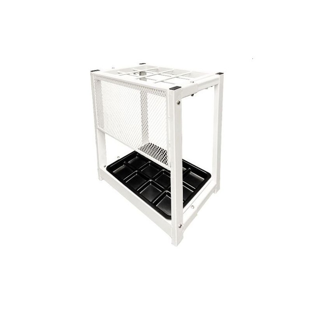 折りたたみ式傘立て12本用【メーカー直送・代引不可】【法人限定】, ホワイト, 12本用