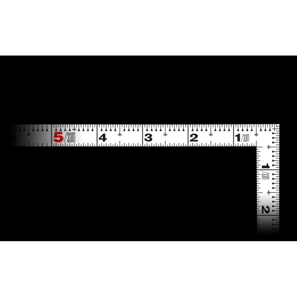 曲尺平ぴた ホワイト 1尺5寸／50cm 併用目盛, ホワイト, 1尺5寸／50cm