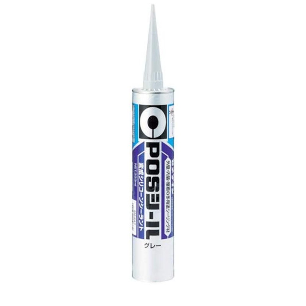 セメダイン POSシール 変成シリコーンシーラント 333ml, ブラック, 333ml