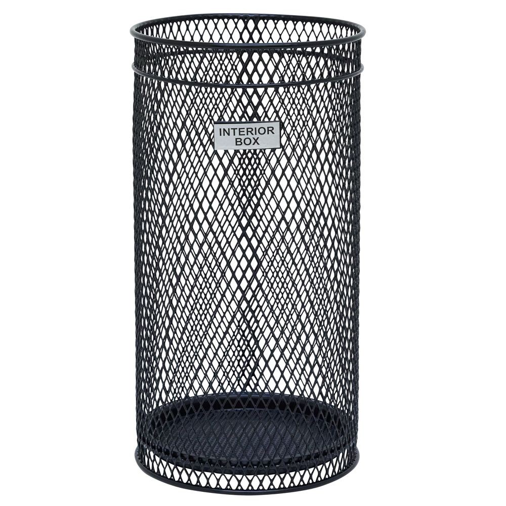 メッシュ傘立て　丸型　ブラック, ブラック, 丸型