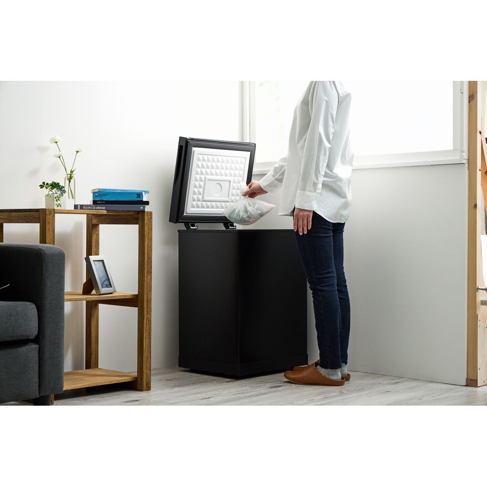 SANKA 冷やすごみ箱 CLEANBOX-L 38L ブラック【メーカー直送・代引不可】, ブラック, 幅450mm&times;奥行415mm&times;高さ690mm
