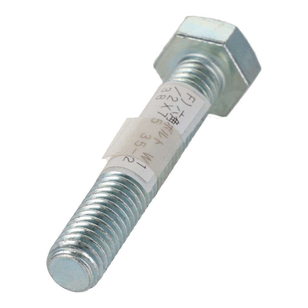 六角ボルト　メッキ　押ねじ　Ｗ１／２&times;７５, 押ねじ, W1／2&times;75