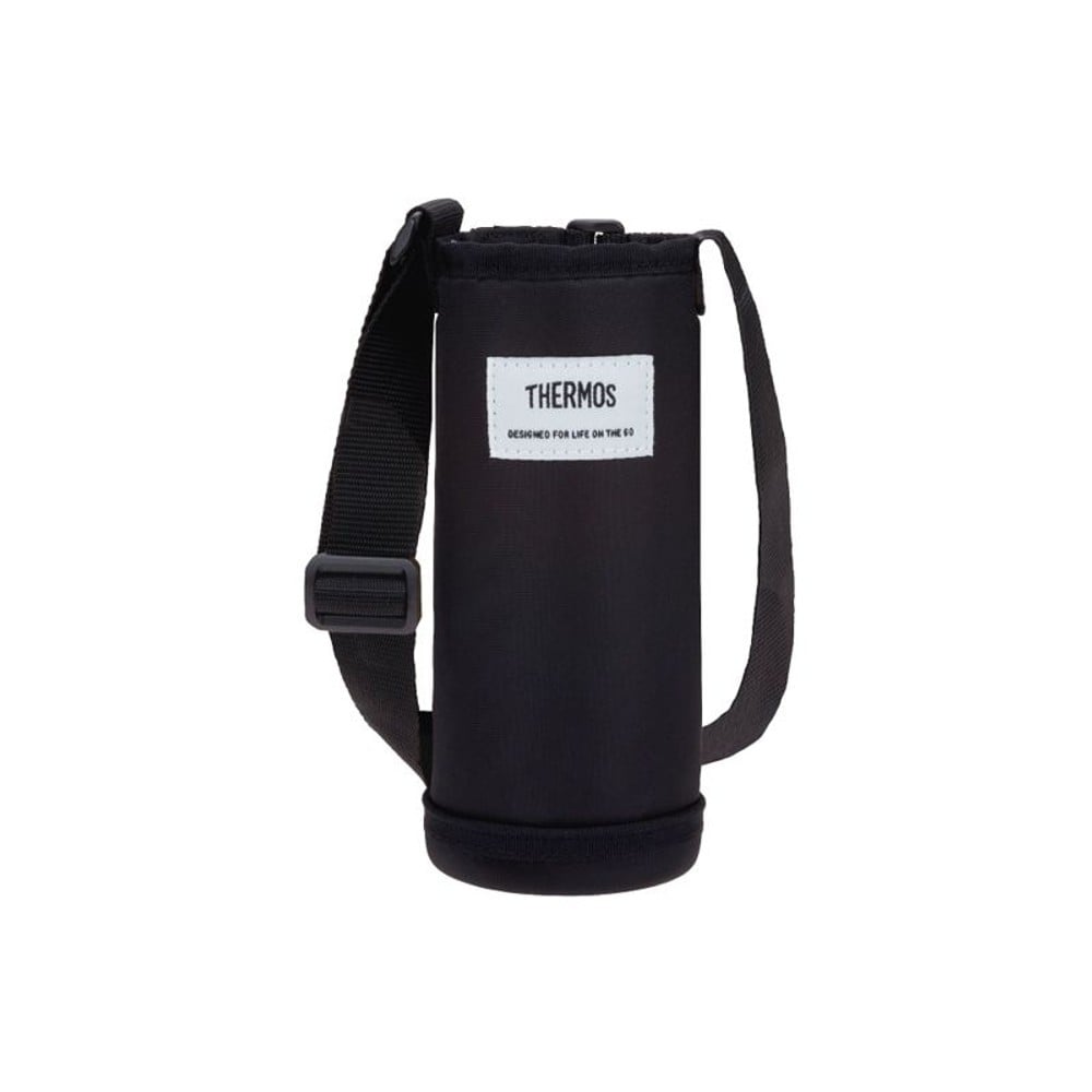 サーモス　マイボトルポーチ　ＡＰＯー５００　ＢＫ, ブラック, 500ml用