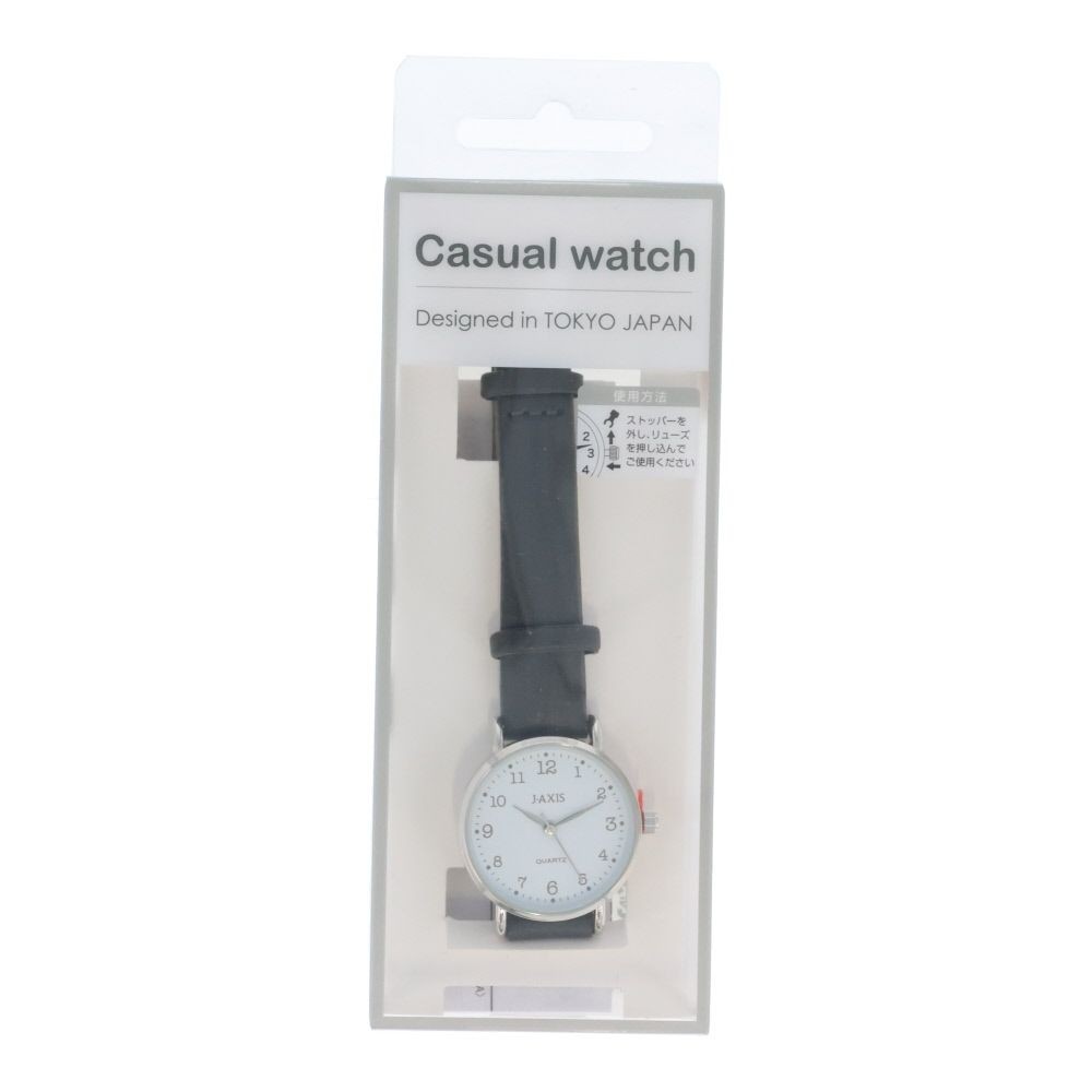 サン・フレイム　腕時計, ブラック, レディース