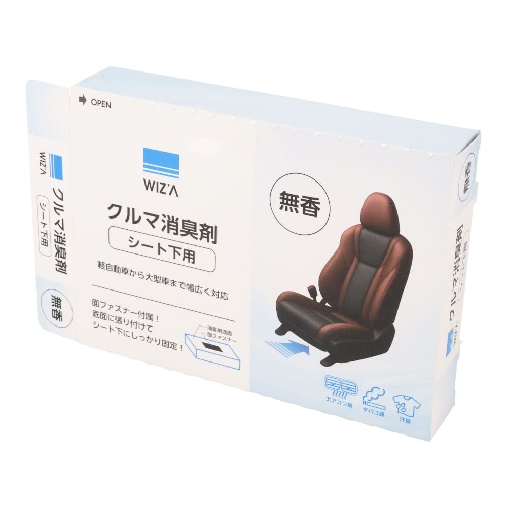 WIZ'A ウィザ　クルマ消臭剤シート下用　無香, 無香, 330g