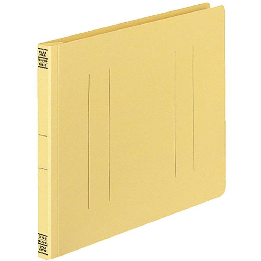 コクヨ　フラットファイルV樹脂製とじ具B5横 15mmとじ 黄 フ-V16Y, 黄色, B5E